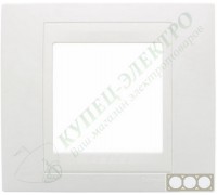Рамка Schneider Electric Unica Хамелеон горизонтальная, 3 поста, цвет:, цвет белый (арт. MGU6.006.18)