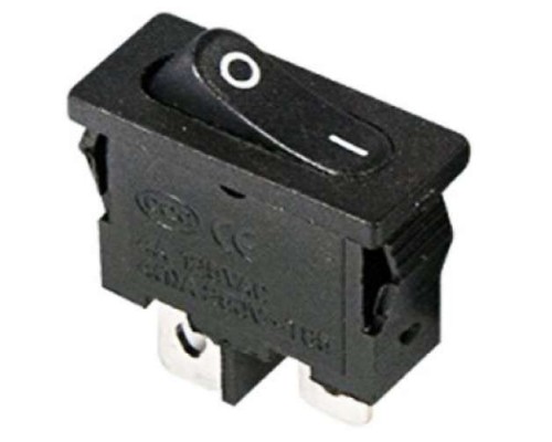 Выключатель клавишный 250В 6А (2с) ON-OFF черн. Mini (RWB-103; SC-766; MRS-101-5) Rexant 36-2050