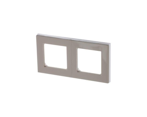 Рамка Levit 2п кофе макиато/бел. ABB 2CHH015020A6018