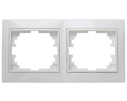 Рамка 2-м СП Plano 1-502-01 гор. бел. Intro Б0027625