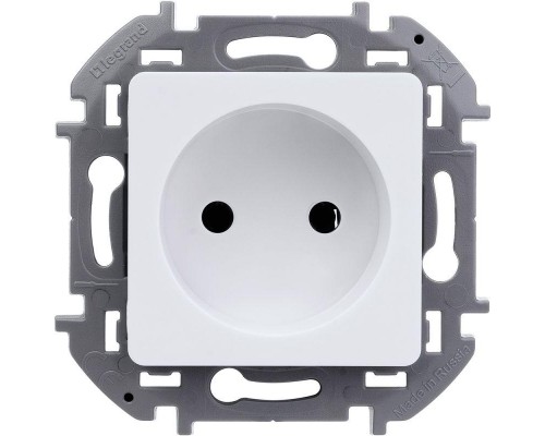 Механизм розетки 1-м СП Inspiria 16А IP20 250В 2P бел. Leg 673710