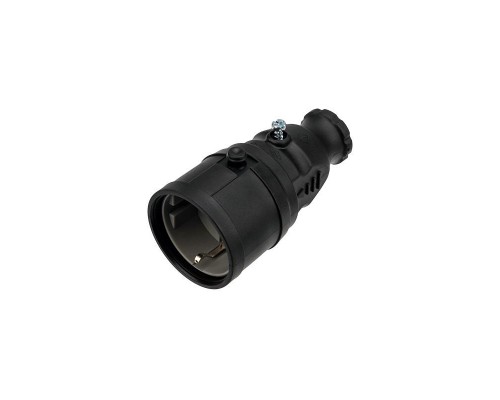 Розетка переносная влагозащ. с/з 16А IP20/44 каучук Rexant 111-005
