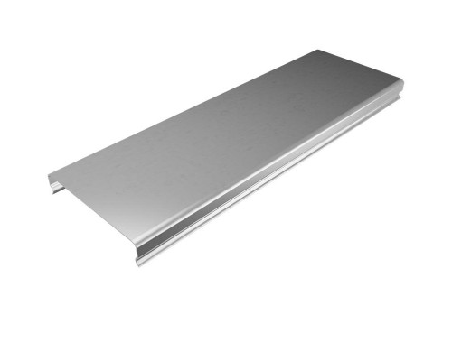 Крышка для лотка осн.200 L3000 сталь 0.55мм "ПЛЮС" KLplus200-0.55-3000 оцинк. КМ PL0403