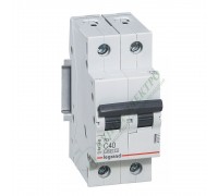 Автоматический выключатель серии RX3, 2п, 40 А, 4,5 кА, тип C, Legrand, арт. 419701