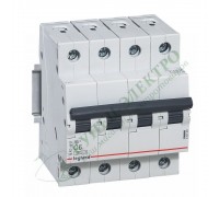 Автоматический выключатель серии RX3, 4п, 6 А, 4,5 кА, тип C, Legrand, арт. 419738