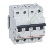 Автоматический выключатель серии RX3, 4п, 10 А, 4,5 кА, тип C, Legrand, арт. 419739