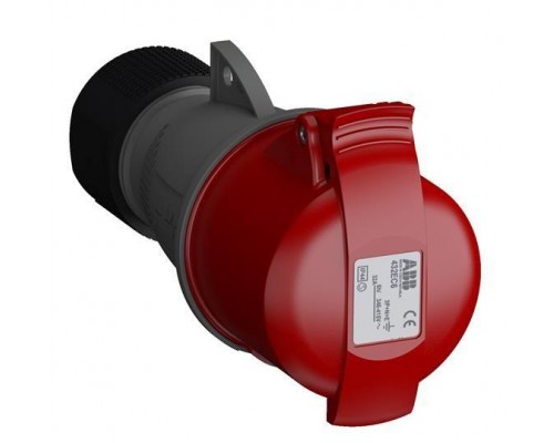 Розетка кабельная 432EC6 Easy&Safe 432EC6 32А 3P+N+E IP44 6ч ABB 2CMA102051R1000