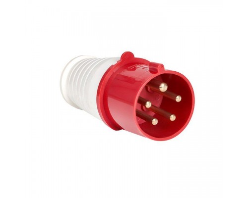 Вилка эл. каб. 16А 3P+РЕ+N 380В IP44 (015) EKF ps-015-16-380