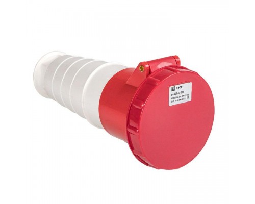 Розетка кабельная 63А 380В 3P+РЕ+N IP67 (235) EKF ps-235-63-380