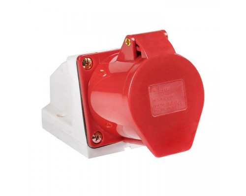 Розетка наружн. уст. 32А 380В 3P+РЕ IP44 (124) EKF ps-124-32-380