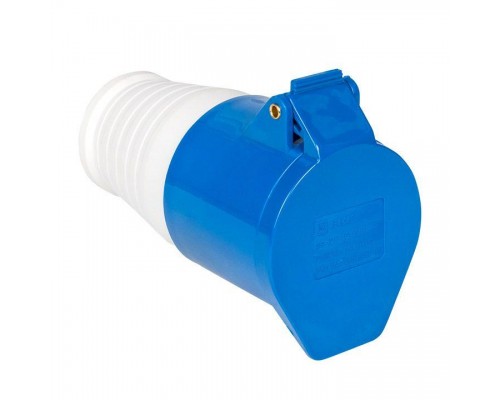 Розетка кабельная 16А 220В 2P+РЕ IP44 (213) EKF ps-213-16-220