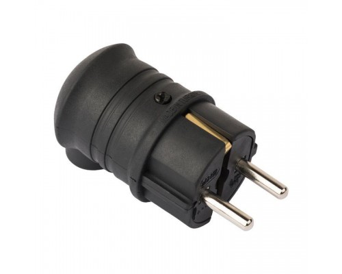 Вилка угловая 230В 2P+PE 16А IP44 каучук PROxima EKF RPS-017-16-230-44-r