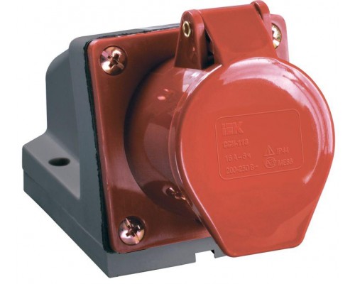 Розетка ОП 32А 380В 3P+PE+N ССИ-125 IP44 IEK PSR12-032-5