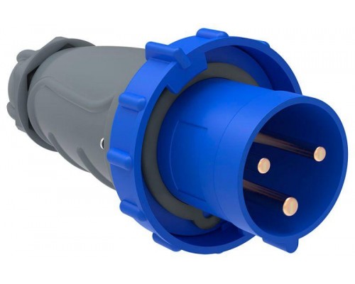 Вилка эл. каб. 63А 2P+PE 6ч/200-250В IP67 MAGNUM ССИ-033 IEK PSN01-063-3
