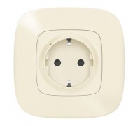 Умная розетка 2К+З 16А 230В~ Valena Allure, цвет Слоновая кость