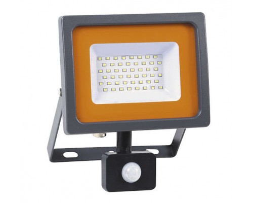 Прожектор светодиодный PFL-SC SMD sensor 30Вт 6500К IP54 матов. стекло JazzWay 5001411