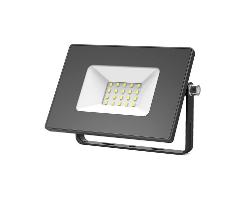 Прожектор светодиодный Elementary 20Вт IP65 6500К черн. Gauss 613100320