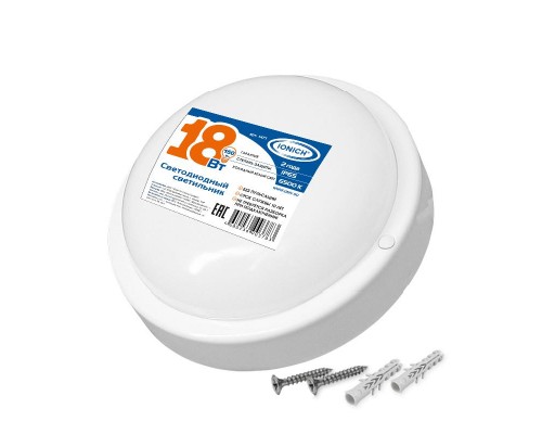 Светильник светодиодный ILED-SMD2835-СПП-18-1440-220-6.5-IP65-R ЖКХ IONICH 1471
