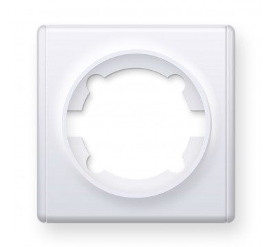 Рамка однопостовая, цвет: Белый (арт. 1E52101300)