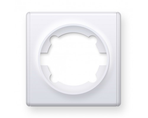 Рамка однопостовая, цвет: Белый (арт. 1E52101300)