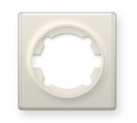 Рамка однопостовая, цвет: Бежевый (арт. 1E52101301)