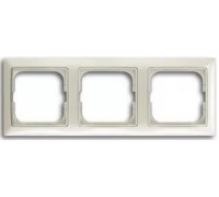 Basic 55 Рамка 3-постовая, цвет: Chalet-white (1725-0-1513)
