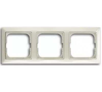 Basic 55 Рамка 3-постовая, цвет: Chalet-white (1725-0-1513)