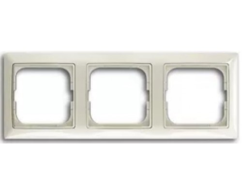 Basic 55 Рамка 3-постовая, цвет: Chalet-white (1725-0-1513)