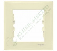 Рамка однопостовая, цвет бежевый ,(арт.SDN5800147)