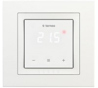 Сенсорный терморегулятор Terneo s unic с рамкой серии Unica производства Schneider Electric, цвет белый