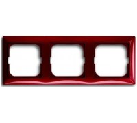 Basic 55 Рамка 3-постовая, цвет: Foyer-red (1725-0-1518)