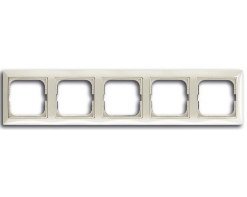 Basic 55 Рамка 5-постовая, цвет: Chalet-white (1725-0-1515)