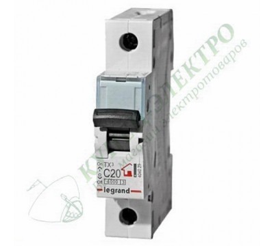 Автоматический выключатель TX3 C40A 1П 6000 (арт.404032)