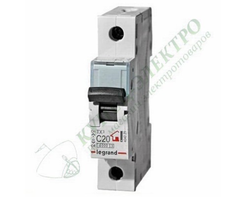 Автоматический выключатель TX3 C40A 1П 6000 (арт.404032)