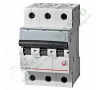 Автоматический выключатель TX3 C63A 3П 6000 (арт.404062)