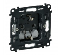 Valena IN MATIC Механизм силовой розетки 2К+З, 16А, 250В, безвинтовые зажимы (арт. 753021)