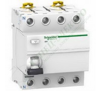 Дифференциальный выключатель (УЗО) Acti9 iID K 4П 63A 300mA AC-ТИП (арт. A9R75463)