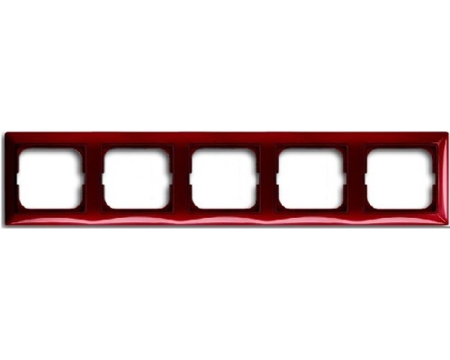 Basic 55 Рамка 5-постовая, цвет: Foyer-red (1725-0-1520)