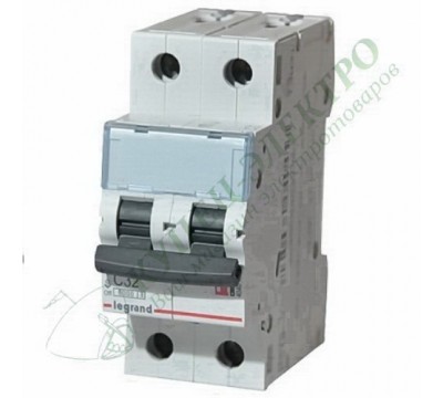 Автоматический выключатель TX3 C63A 2П 6000 (арт.404048)