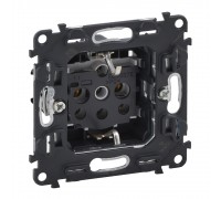 Valena IN MATIC Механизм силовой розетки 2К+З, 16А, 250В, винтовые зажимы (арт. 753025)
