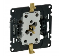 Valena IN MATIC Механизм силовой розетки двойной 2х2К+З, 16А, 250В, безвинтовые зажимы (арт. 753027)