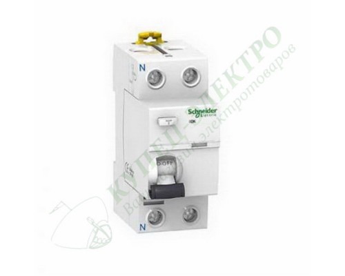 Дифференциальный выключатель (УЗО) Acti9 iID K 2П 25A 30mA AC-ТИП (арт. A9R50225)