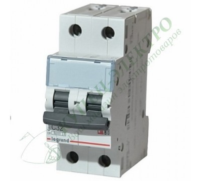 Автоматический выключатель TX3 C6A 2П 6000 (арт.404039)