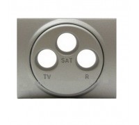 Лицевая панель для телевизионных розеток TV-RD-SAT, цвет: Алюминий (Aluminium) (арт. 771373)