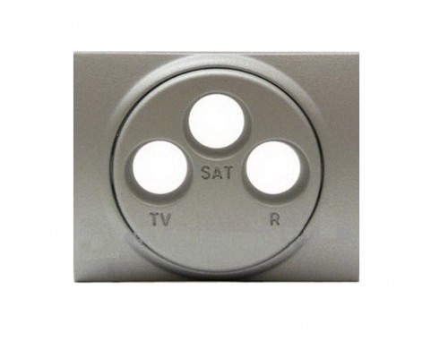 Лицевая панель для телевизионных розеток TV-RD-SAT, цвет: Алюминий (Aluminium) (арт. 771373)