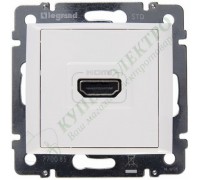 Valena Розетка HDMI для аудио/видеоустройств, цвет: Белый (арт. 770085)
