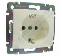 Valena Розетка силовая 2К+З, 16А,250V, цвет: Белый (арт. 774320)