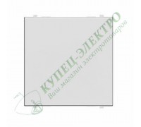 Заглушка 2-модульная, серия Zenit, цвет серебристый (арт. N2200 PL)