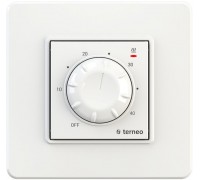 Терморегулятор Terneo rtp для теплого пола механический с рамкой серии Unica Schneider Electric, цвет белый