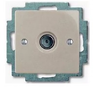 Basic 55 Розетка TV одиночная, цвет: Шампань (1743-01-93-507)